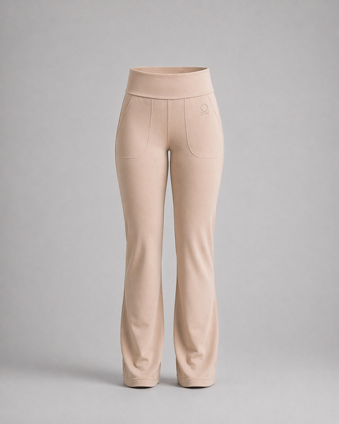 Curved Flare Pants