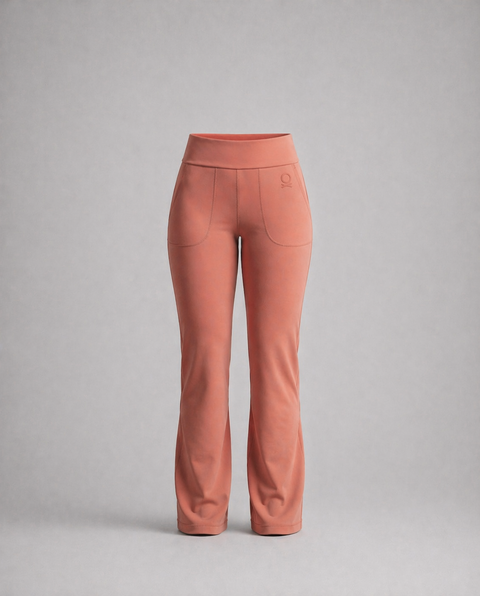 Curved Flare Pants