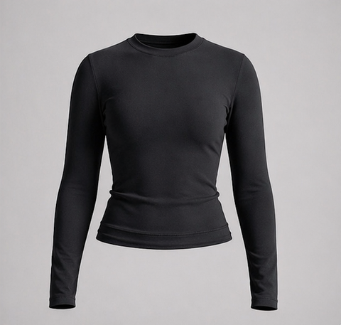 Contour Long Body-Fit Cotton Jersey