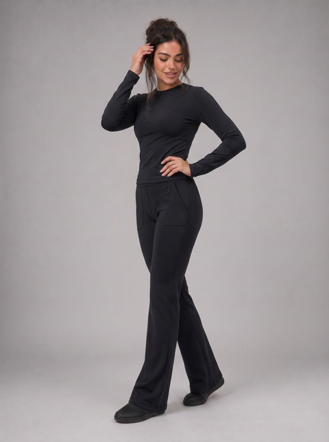 Contour Long Body-Fit Cotton Jersey